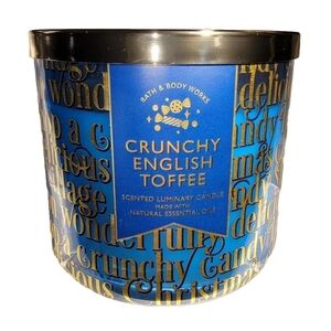 Bath and Body Works Crunchy English Toffee 3-Wick Candle